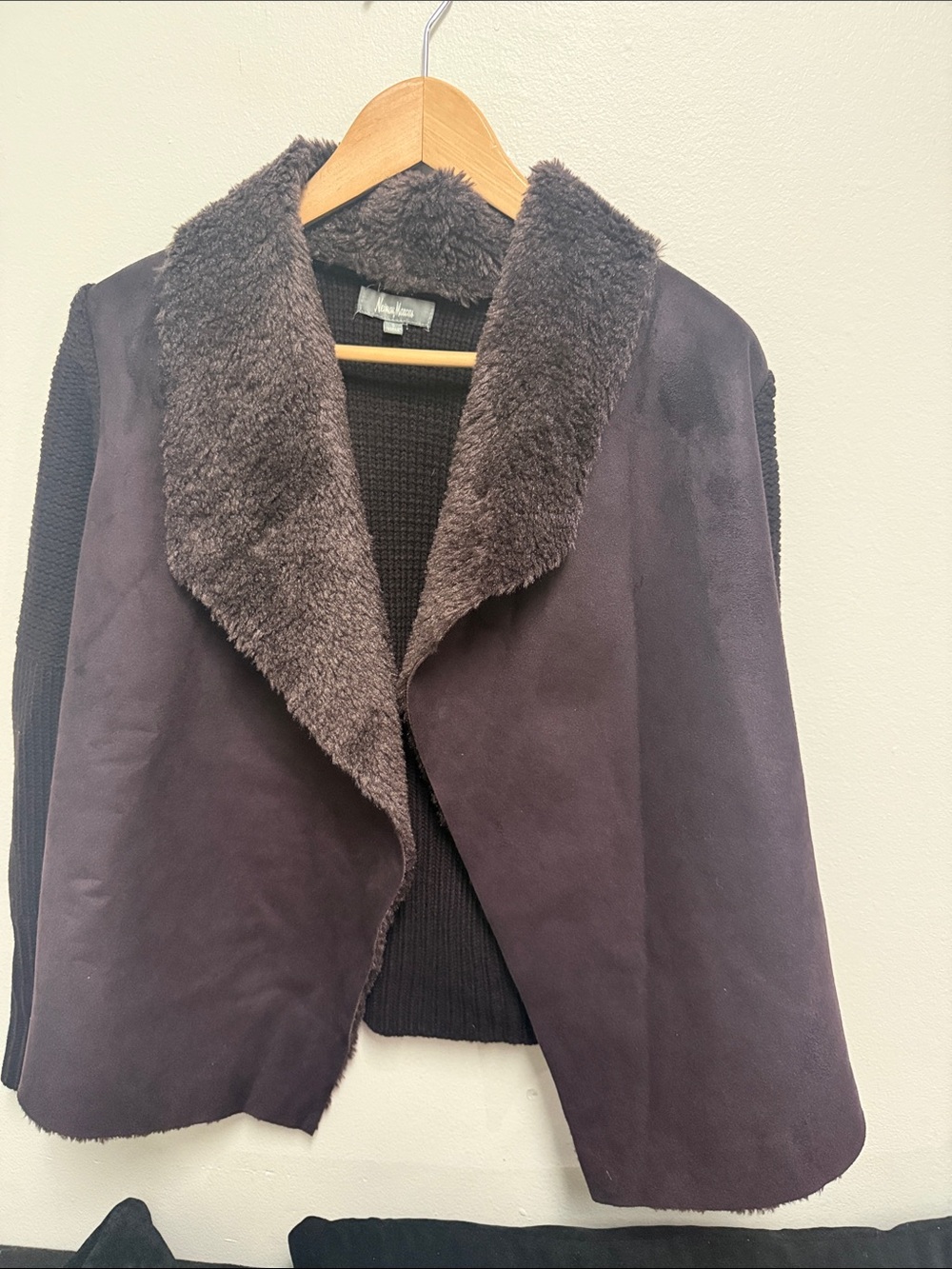 Neiman Marcus Faux-Shearling Coat 🤎